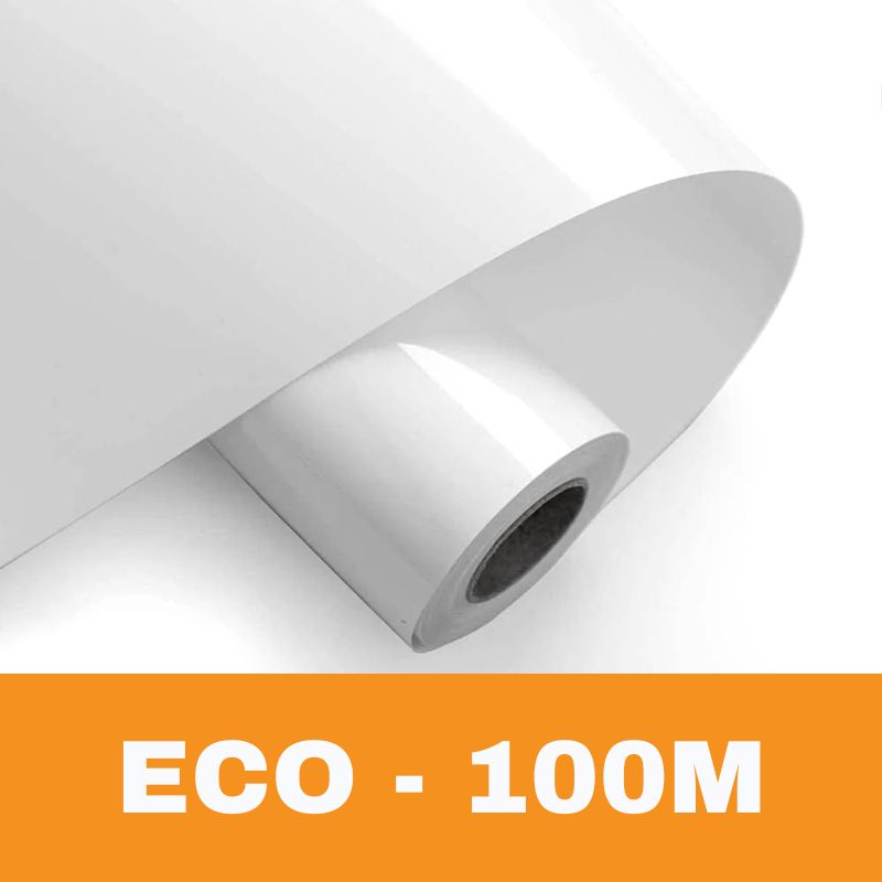 VINIL AUTOADHESIVO, GRADO ECONOMICO, BLANCO MATE, 1,27X50MTS.